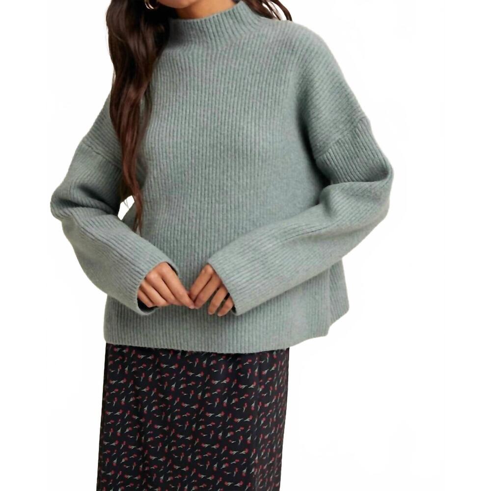 NEW WISHLIST reggie sweater in pistachio